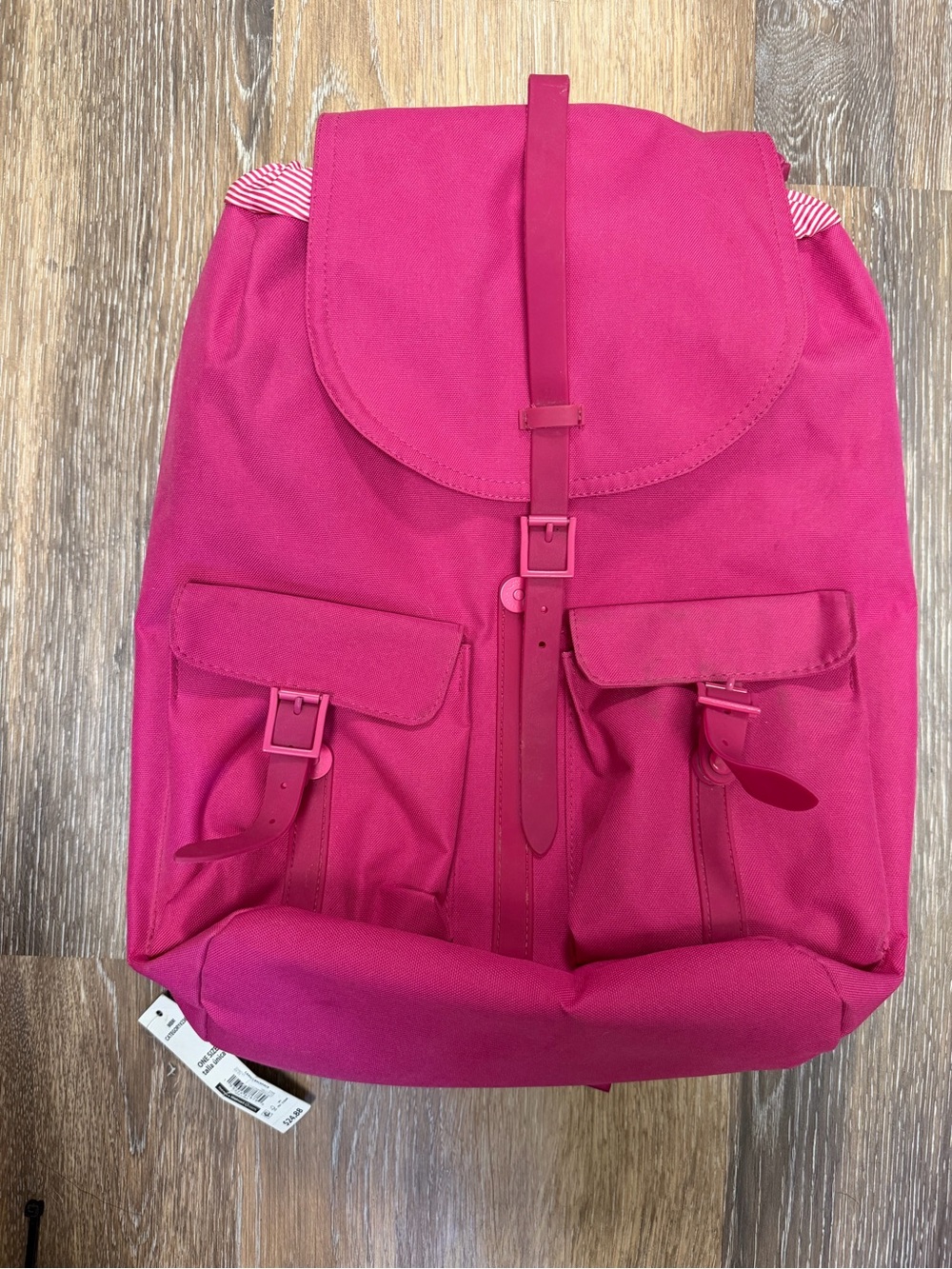 Classic Backpack Magenta/Pink with Front Pockets